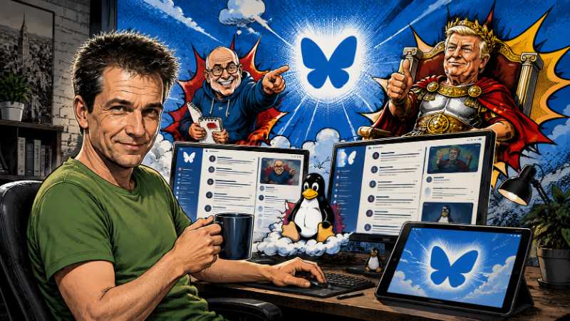 Satiressum zieht bei Bluesky ein – Satire kommt jetzt auch in den Himmel der kurzen Nachrichten